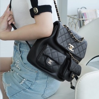 팬더샵 샤넬 23A 듀마 백 라지 블랙