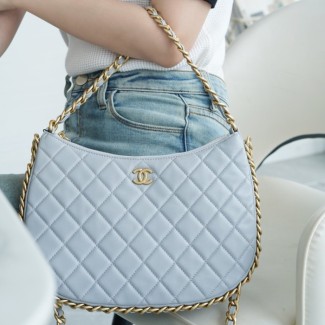 팬더샵 샤넬 체인 어라운드 호보백 헤이즈 블루 라지