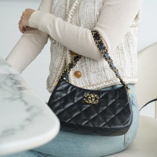 팬더샵 샤넬 23K 클래식 호보백 라지 블랙