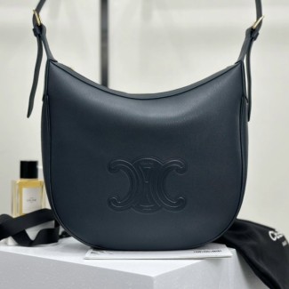 셀린느 엘로이즈 숄더 호보 백 블루 114713