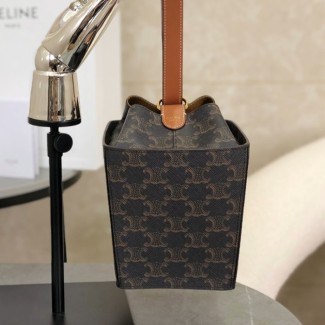 셀린느 트리오페 트리옹프 캔버스 스트랩 박스 백 197142