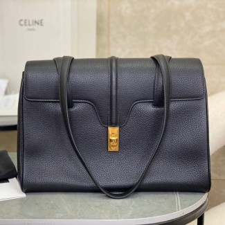 셀린느 소프트 16 백 미디움 블랙 195543