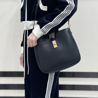 셀린느 스몰 카미유 16 소프트 백 스무스 카프스킨 블랙