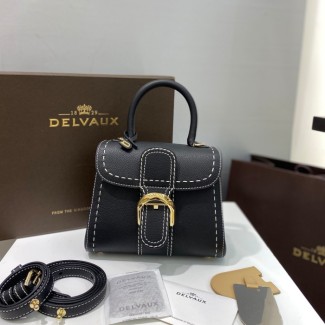 델보 브리앙 미니 서피케 로데오 카프스킨 블랙