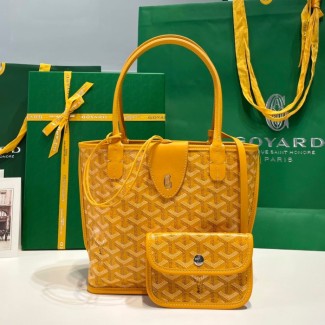 고야드 미니 앙주 토트백 옐로우