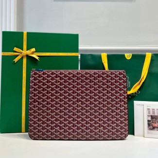 고야드 세나 클러치 GM 버건디