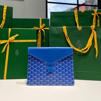 고야드 카몬도 플랩 클러치 블루