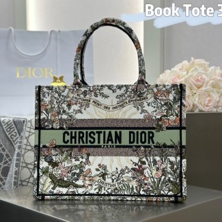 디올 미디엄 북 토트백 M1286ZEBI_M20E