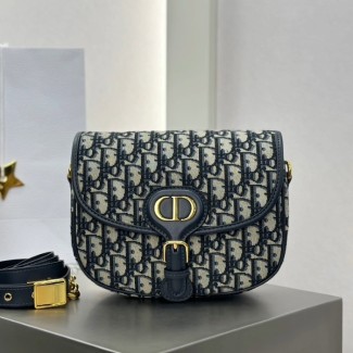 디올 미디엄 바비 숄더백 오블리크 자카드
