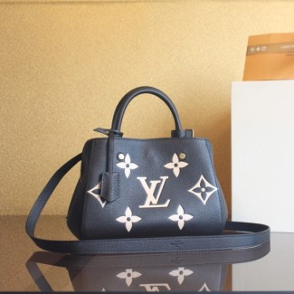 루이비통 몽테뉴 BB 모노그램 앙뜨렝뜨 블랙/베이지