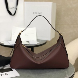 셀린느 미디엄 로미 서플백 카프스킨 버건디 197443