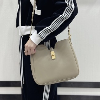 셀린느 스몰 카미유 16 소프트 백 스무스 카프스킨 밀크티