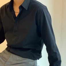 디올 자카드 코튼 셔츠 블랙