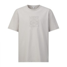 로에베 홀로우 아나그램 자수 반팔 티셔츠