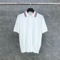 톰브라운 RWB 스트라이프 폴로 셔츠 화이트