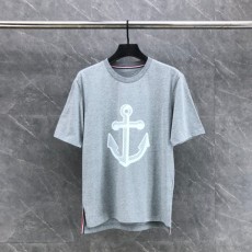 톰브라운 앵커 프린팅 반팔 티셔츠 그레이