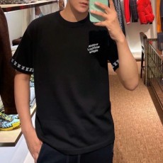 루이비통 쇼트 슬리브드 코튼 크루넥 블랙