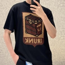 루이비통 퍼렐 인타르시아 트렁크 니트 반팔티 블랙