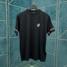 루이비통 쇼트 슬리브드 코튼 크루넥 블랙