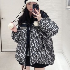 디올 오블리크 리버시블 패디드 자켓 패딩