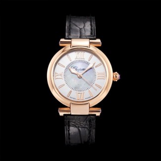 NR공장 쇼파드 임페리알레 화이트 다이얼 로즈골드 384319-5001