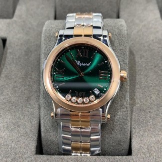 NR공장 쇼파드 해피 스포트 36mm 그린 다이얼 278582-6006