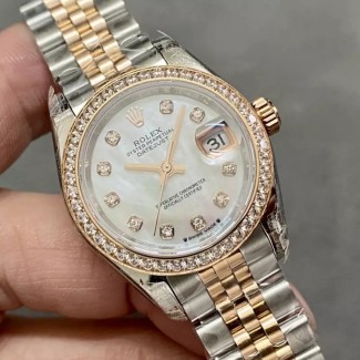 GS공장 롤렉스 데이저스트 28mm 자개 10P 다이얼 다이아 베젤 로즈골드 콤비 279171